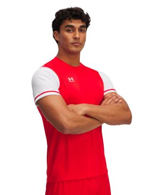 Polera Manga Corta Football para Hombre Challenger Rojo