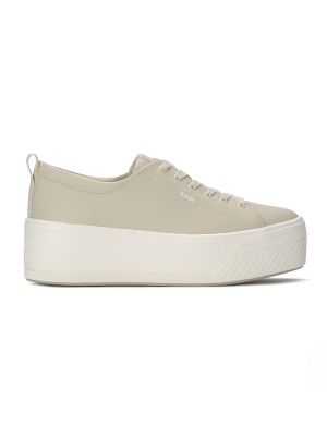 Zapatilla Cuero Mujer Skyler Leather Crema