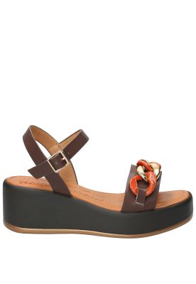 Sandalia Mujer Madda Café Oscuro