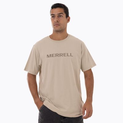 Imagen 1 del producto Polera Manga Corta Hombre Logo Tee Beige
