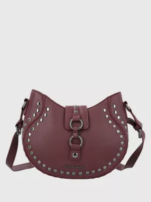 Cartera Ecocuero Mujer Karol Cross Rojo