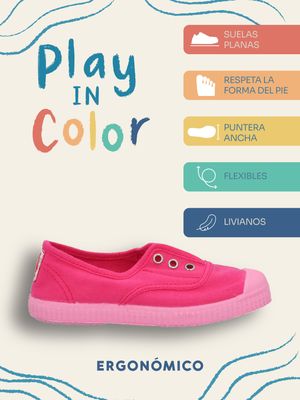 Imagen 2 del producto Zapatilla Niña Sunset Fucsia