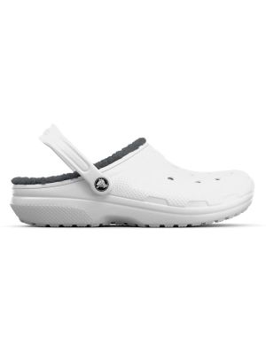 Zueco Crocs Mujer Classic Lined Chiporro Blanco