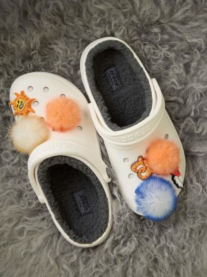 Imagen 2 del producto Zueco Crocs Mujer Classic Lined Chiporro Blanco