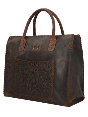 Imagen 2 del producto Cartera Cuero Mujer Oh Roses Tote Café