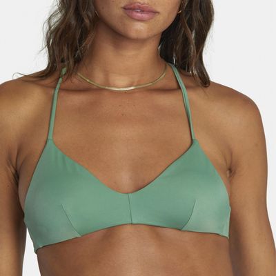 Bikini Sostén Mujer Solid Crossback J Verde
