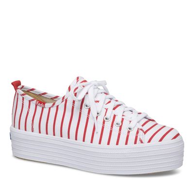 Imagen 2 del producto Zapatilla Mujer Triple Up Stripe Blanco/Rojo 