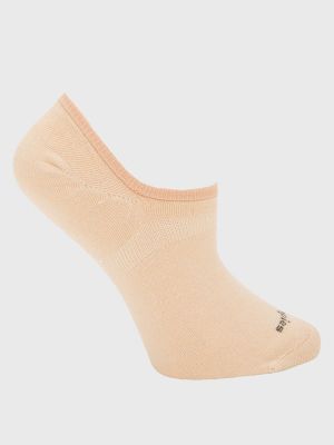 Calcetin Algodón Mujer Inv S Liso Beige