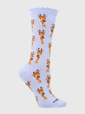 Imagen 1 del producto Calcetin Algodón Mujer C St Giraffe Azul