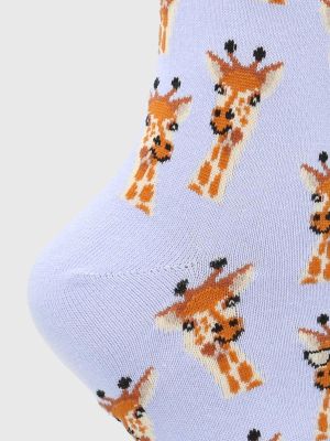 Imagen 2 del producto Calcetin Algodón Mujer C St Giraffe Azul