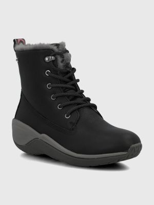 Imagen 1 del producto Botin Cuero Mujer Short Madras Negro