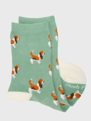 Imagen 2 del producto Calcetin Algodón Niño C Basset Verde