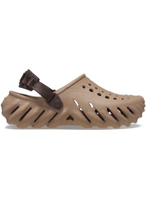 Zueco Crocs Hombre Echo Clog Café