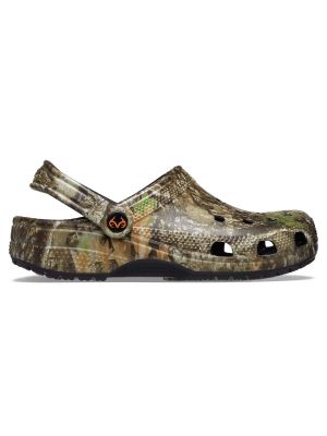 Zueco Crocs RealTree Unisex Classic Clog Verde Militar