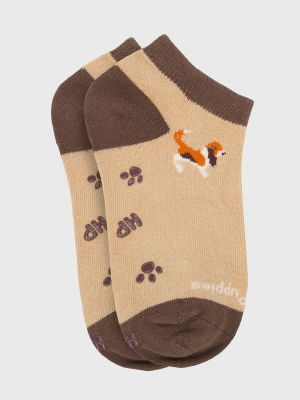 Imagen 2 del producto Calcetin Algodón Niño Big Basset Beige