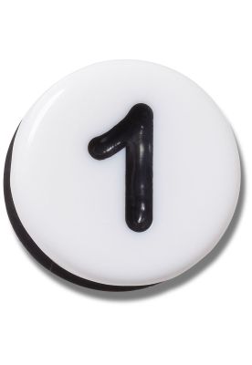 Jibbitz Crocs Pequeña amistad número uno Blanco