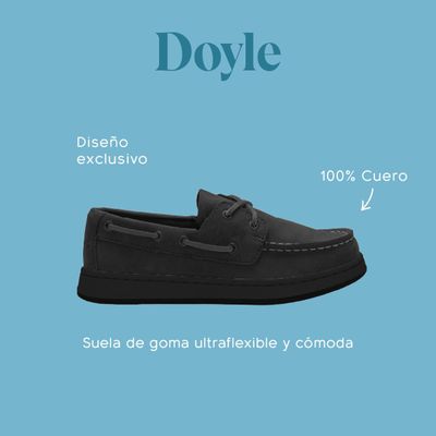 Imagen 2 del producto Zapato Escolar de Cuero Doyle negro niño