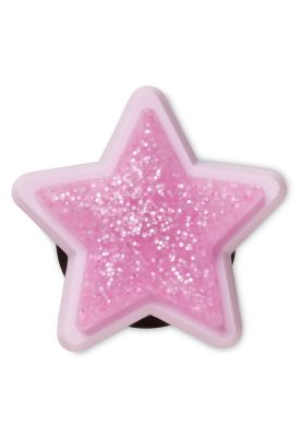 Jibbitz Pequeña Estrella Brillo Rosa
