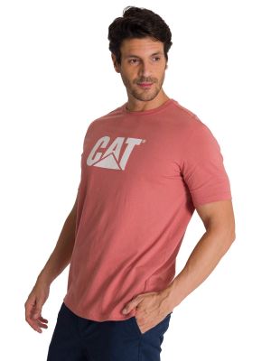 Polera Manga Corta Hombre Logo Terracota