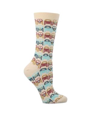 Imagen 1 del producto Calcetín Algodón Mujer C Kombi Crema