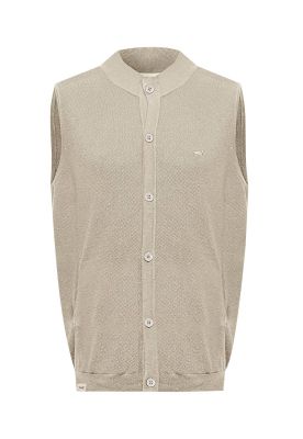 Sweater Algodón Orgánico Hombre Vera Gris