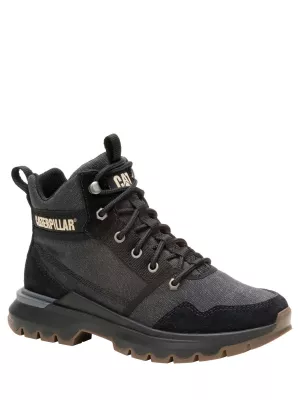 Zapatilla con Caña Colorado Sneaker Mujer Negra