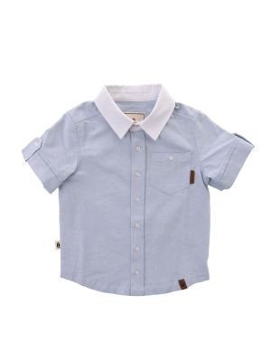 Camisa Niño Coburgo Celeste