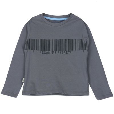 Polera Niño Scan Gris