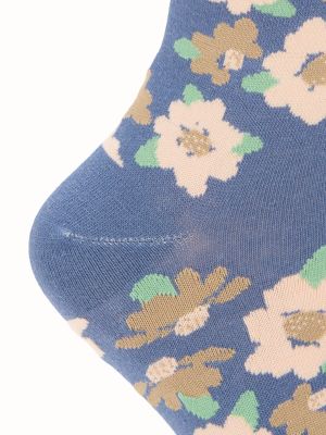 Imagen 2 del producto Calcetín Algodón Mujer C St Flori Azul
