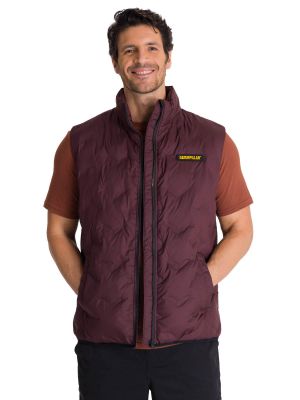 Chaqueta Sin Mangas Hombre Bonded Burdeo