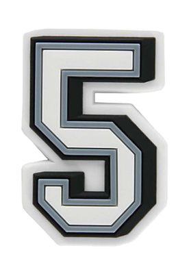 Jibbitz Número 5 Blanco