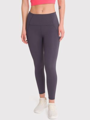 Calza deportiva 7/8 Mujer Ankle Shelly Acero