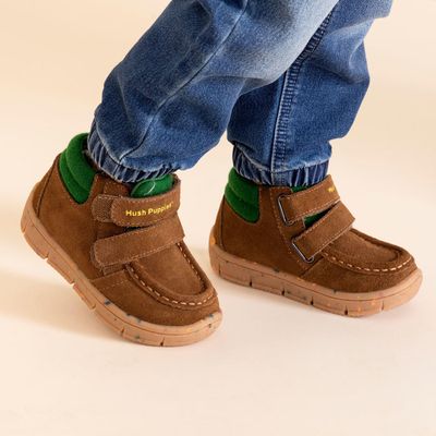 Imagen 2 del producto Botín Niño Koda Velcro Café