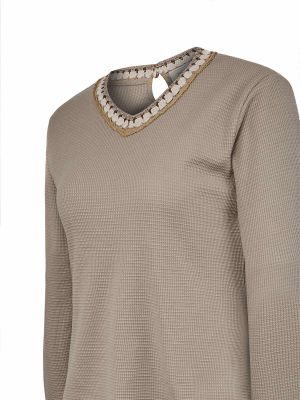 Imagen 2 del producto Polera Algodon Organico Mujer Pine Café