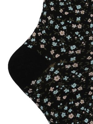 Imagen 2 del producto Calcetin Mujer C Cuff Allover Negro Algodón