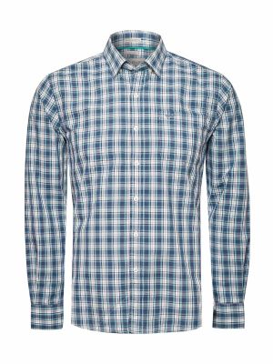 Camisa Algodón Org Hombre Lighter Verde Oscuro