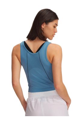 Imagen 2 del producto Polera Sin mangas Training mujer Vanish Seamless azul