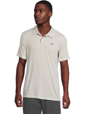 Polera manga corta Hombre Sport Vent Polo Blanco Rvca