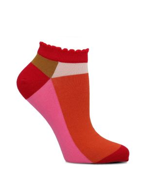 Imagen 1 del producto Calcetín Algodón Mujer Ped St Block Rosado