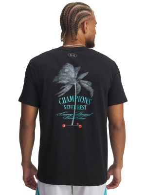 Imagen 2 del producto Polera Manga Corta Hombre Basketball Curry Tour Negro 