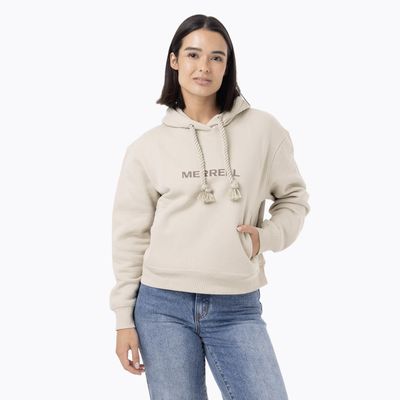 Imagen 1 del producto Polerón Mujer Logo Hoodie Beige
