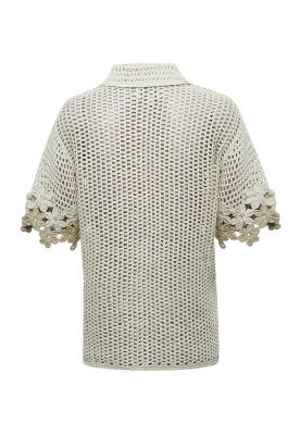 Imagen 2 del producto Sweater Algodón Orgánico Mujer Gogo Beige 