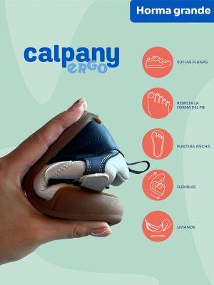 Imagen 2 del producto Zapatilla Cuero Ergonómica Nino Kansas Gris Claro