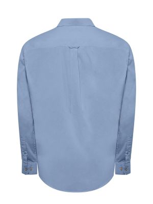 Imagen 2 del producto Camisa Algodón Org Hombre Galiton Azul Claro