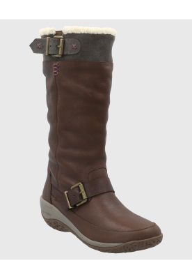 Bota Cuero Mujer Moma Café