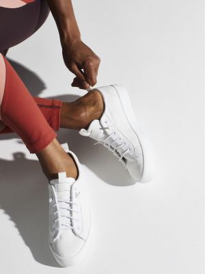 Imagen 2 del producto Zapatilla Cuero Blanca Mujer Kickback 