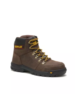 Botín cuero Outline ST Café Hombre