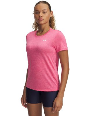 Polera Manga Corta Tech Twist Mujer Rosa