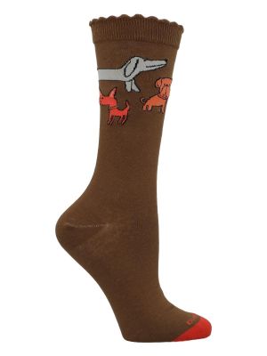 Imagen 1 del producto Calcetín Algodón Mujer C St Dogs Café