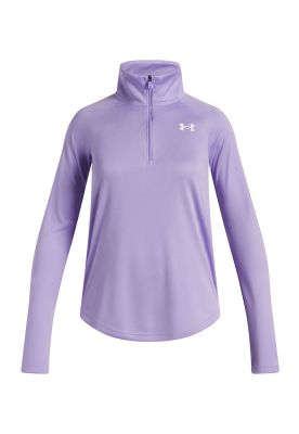 Polerón Training para niña Tech Wordmark morado